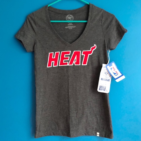 NEW Miami Heat NBA Small T Grey 47 Brand NWT - Picture 10 of 10